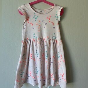H&M Butterfly Print Dress